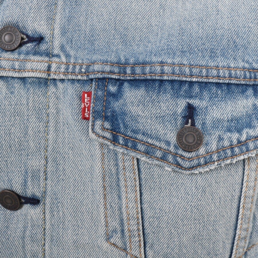 Levis Light Wash Trucker Denim Jacket Blue Mainline Menswear
